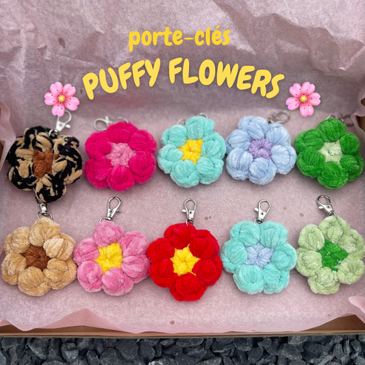Porte-clés Puffy Flowers 🌸