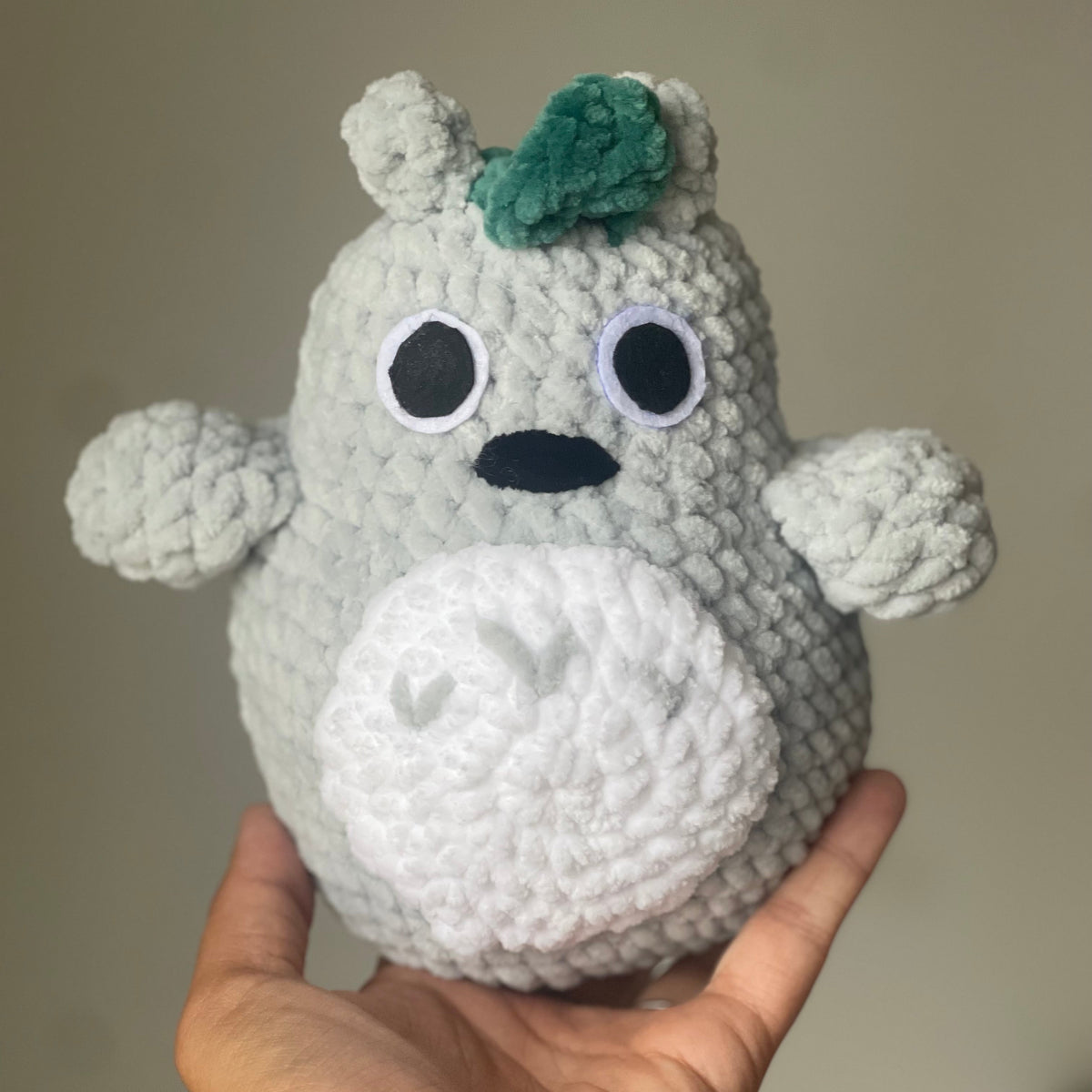 Peluche Totoro fait main au crochet 